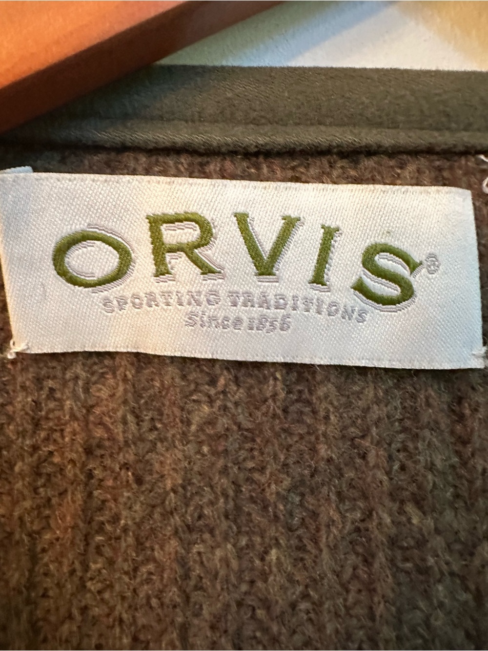 Vintage Orvis Wool & Aramid Windowpane Vest — Men’s Medium - Picture 4 of 9